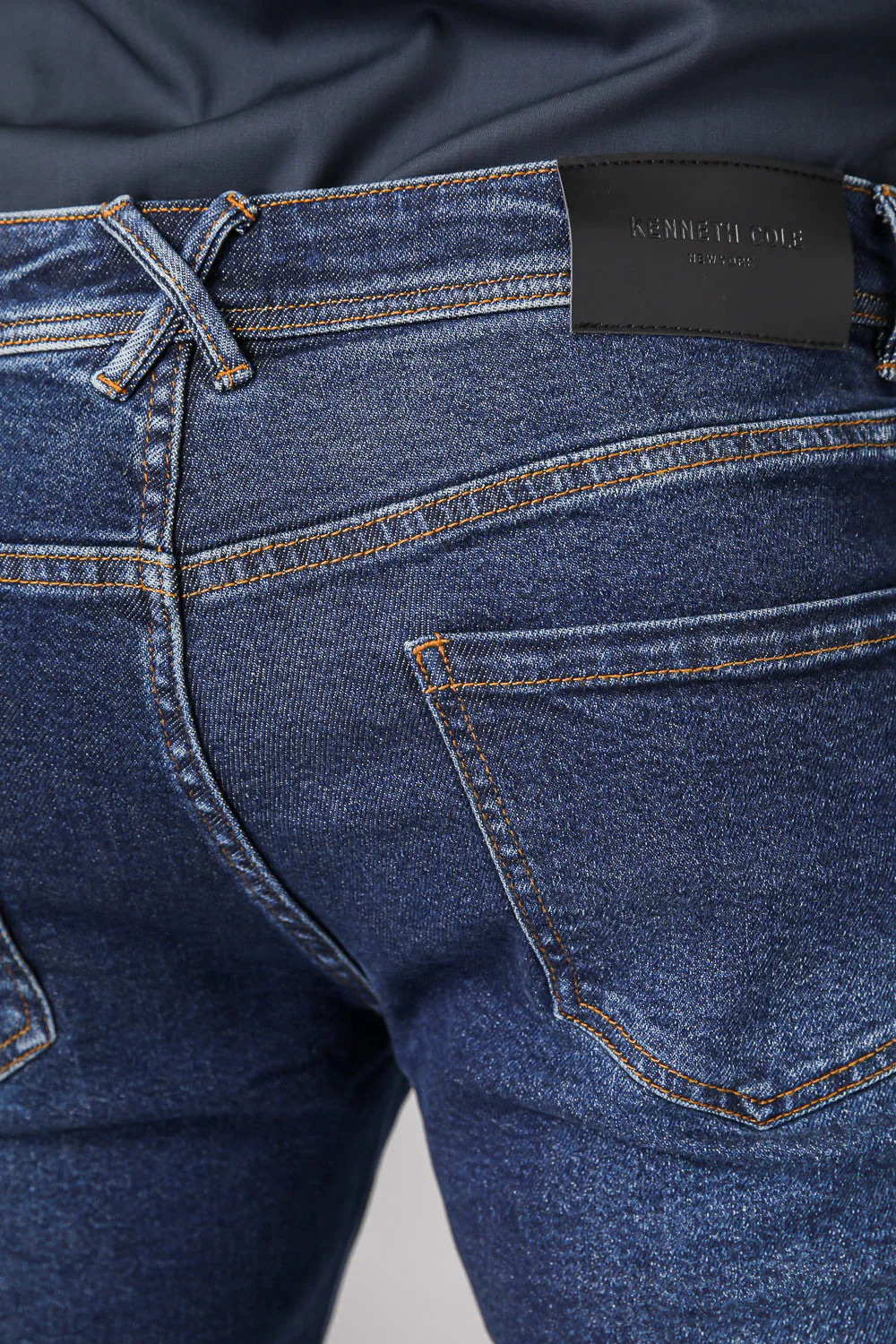 ג'ינס SLIM DENIM בצבע כחול כהה - Image 3