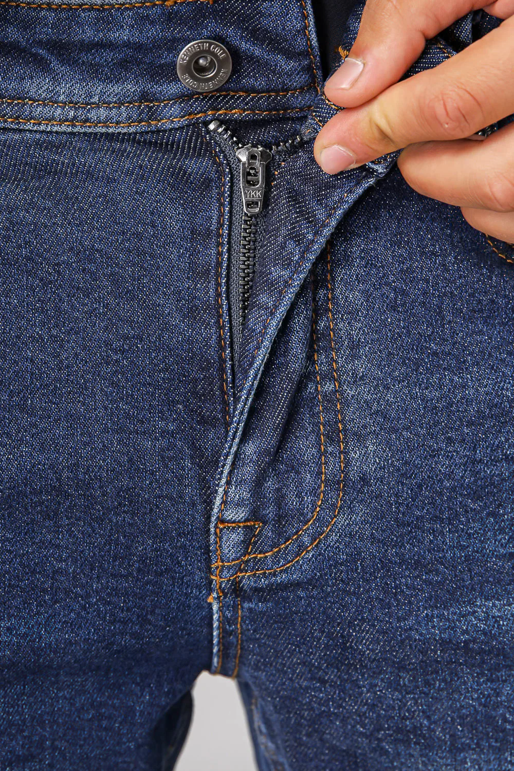 ג'ינס SLIM DENIM בצבע כחול כהה - Image 4