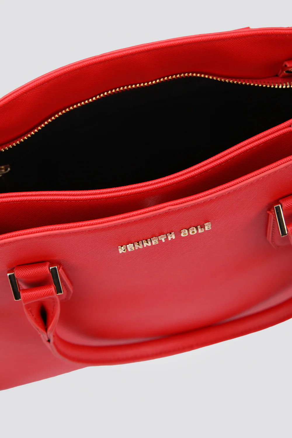 תיק יד MINI TOTE דמוי עור בצבע אדום - Image 4